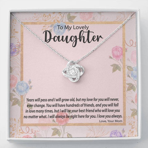 Image of Love Knot Necklace | Surprise Your Daughter with This Perfect Gift