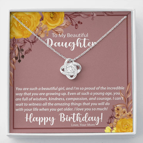 Image of Love Knot Necklace | Surprise Your Daughter With This Perfect Gift