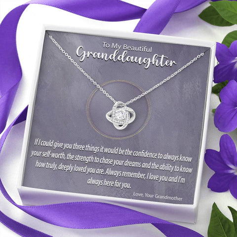 Image of Love Knot Necklace | Surprise Your Granddaughter With This Perfect Gift