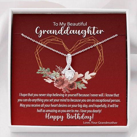 Image of Alluring Beauty Necklace | Surprise Your Granddaughter with This Perfect Birthday Gift