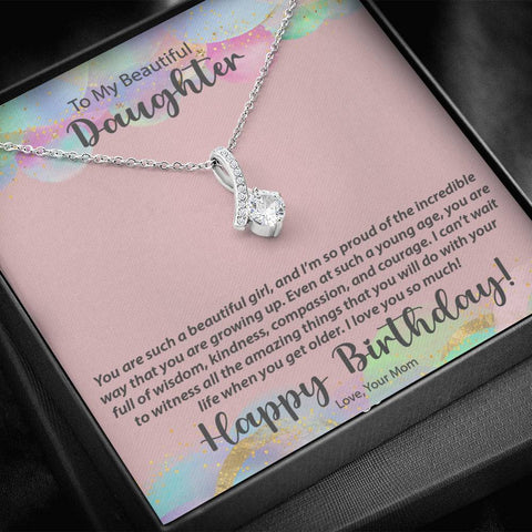 Image of Alluring Beauty Necklace | Surprise Your Daughter with This Perfect Birthday Gift