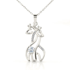 Graceful Love Giraffe Necklace