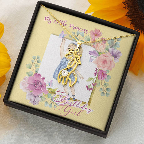 Image of Graceful Love Giraffe Necklace | Daughter's Birthday Present | Perfect Gift for Daughter's Birthday