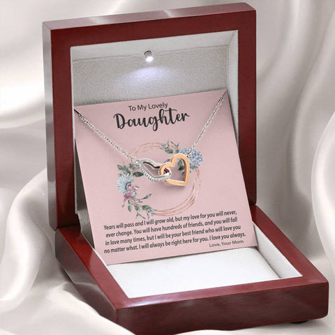 Image of Interlocking Hearts Necklace | Surprise Your Daughter with This Perfect Gift
