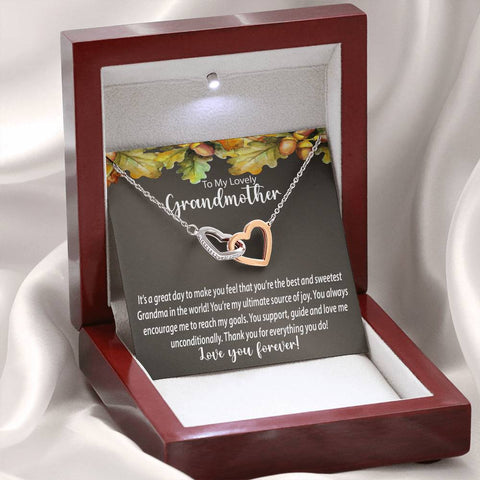 Interlocking Hearts Necklace | Surprise Your Grandmother With This Perfect Gift