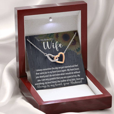 Image of Interlocking Hearts Necklace | Surprise Your Wife with This Perfect Gift
