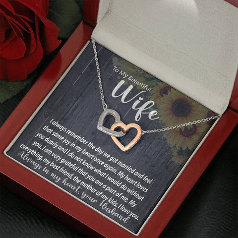 Image of Interlocking Hearts Necklace | Surprise Your Wife with This Perfect Gift