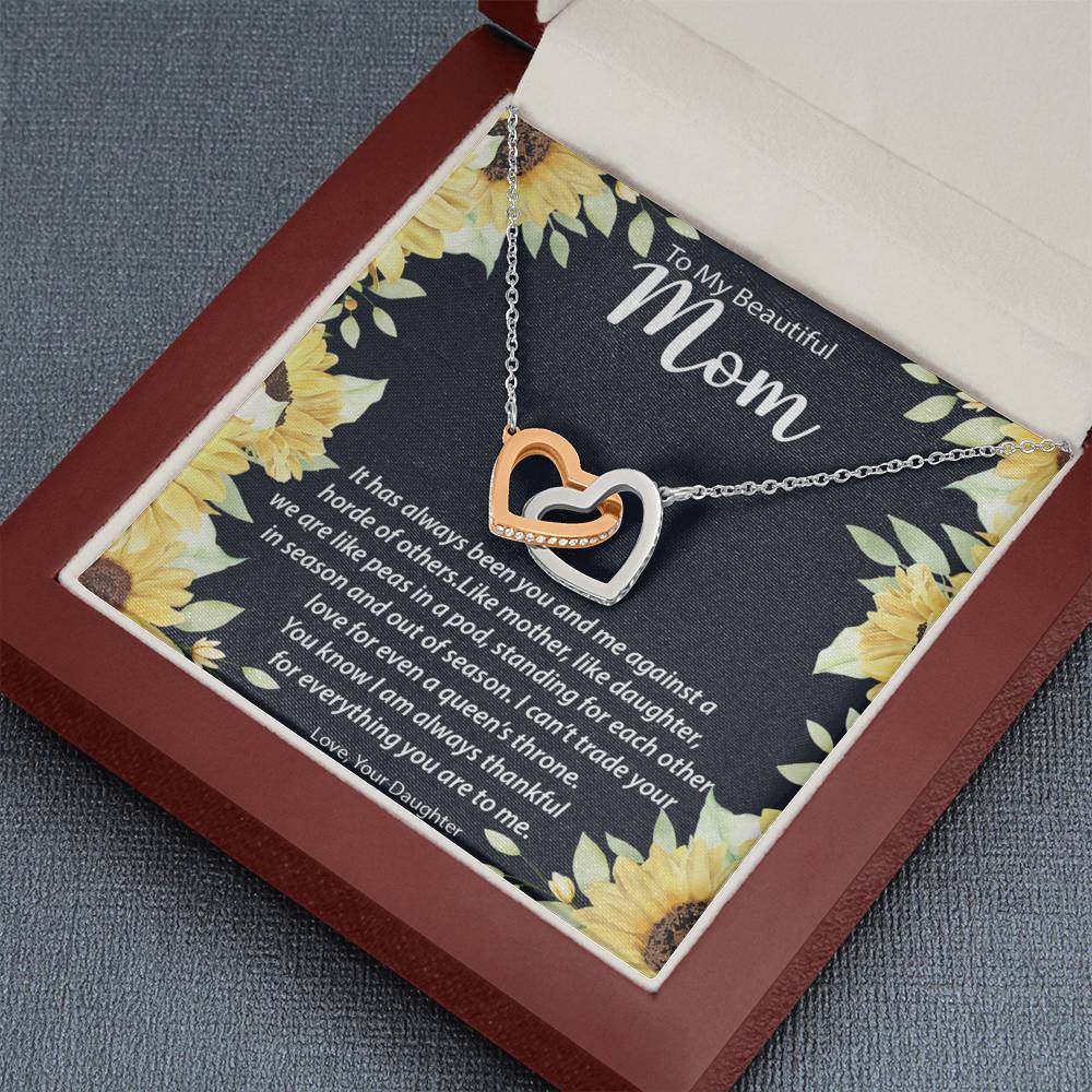 Interlocking Hearts Necklace | Surprise Your Mom With This Perfect Gift