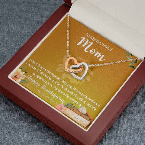 Image of Interlocking Hearts Necklace | Surprise Your Mom With This Perfect Thanksgiving Gift