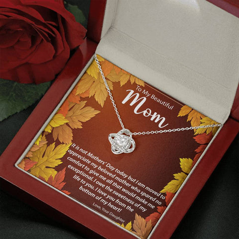 Image of Love Knot Necklace | Surprise Your Mom With This Perfect Thanksgiving Gift
