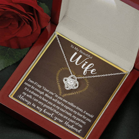 Love Knot Necklace | Surprise Your Wife with This Perfect Gift