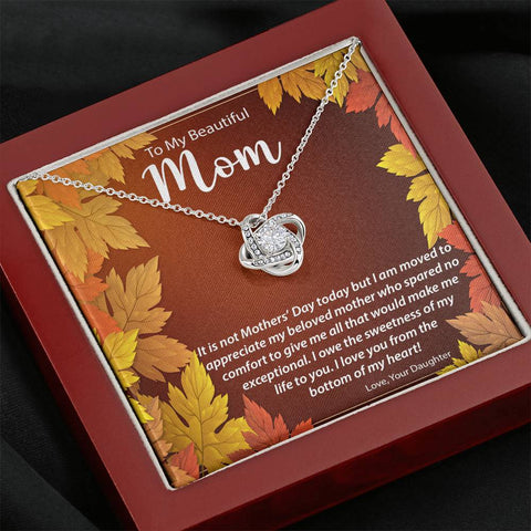 Image of Love Knot Necklace | Surprise Your Mom With This Perfect Thanksgiving Gift