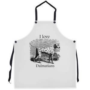 I love Dalmatians Apron Aprons