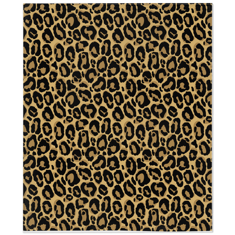 Image of Leopard Print Minky Blankets