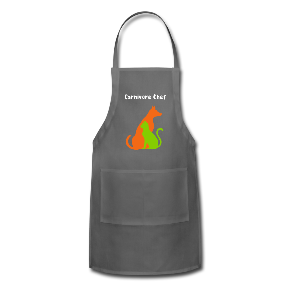 Carnivore Chef Apron - charcoal