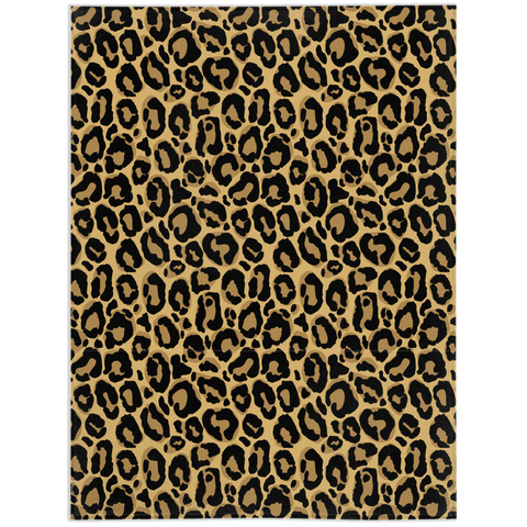 Image of Leopard Print Minky Blankets