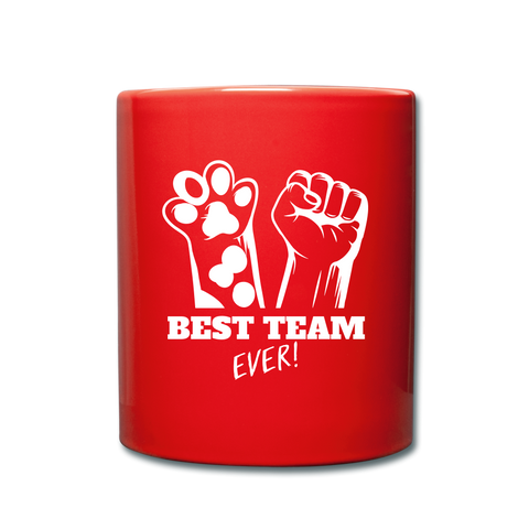 Image of Team Up Against Over-Vaccination! Full Color Mug - red