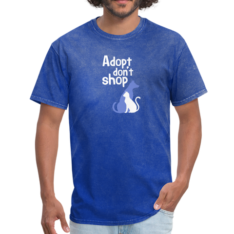 Image of Adopt Don't Shop Men's T-Shirt - mineral royal