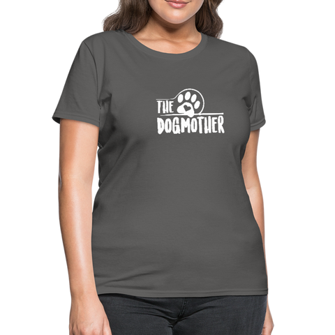 Image of The Dog Mother Women's T-Shirt - charcoal