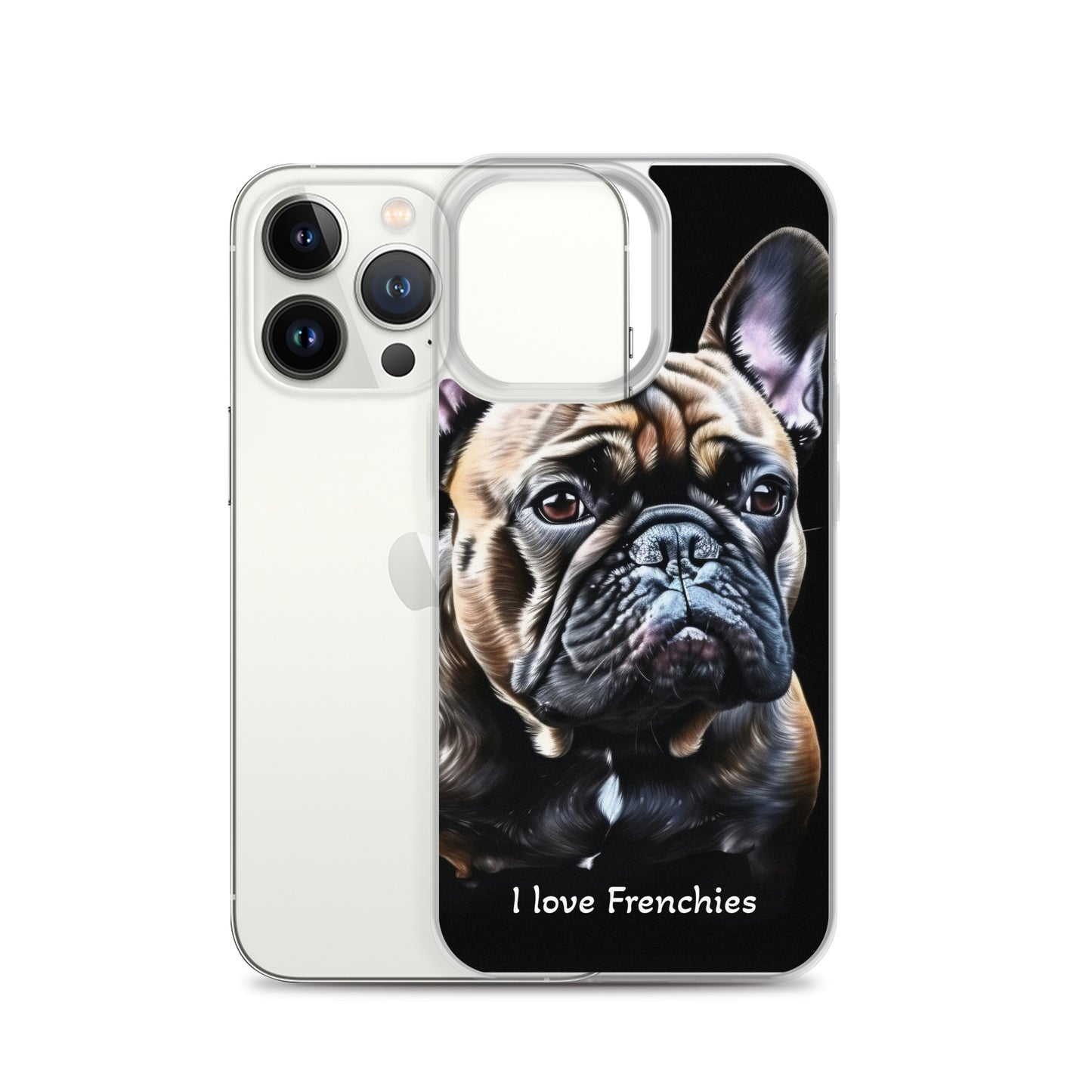 I love Frenchies Clear Case for iPhone®s