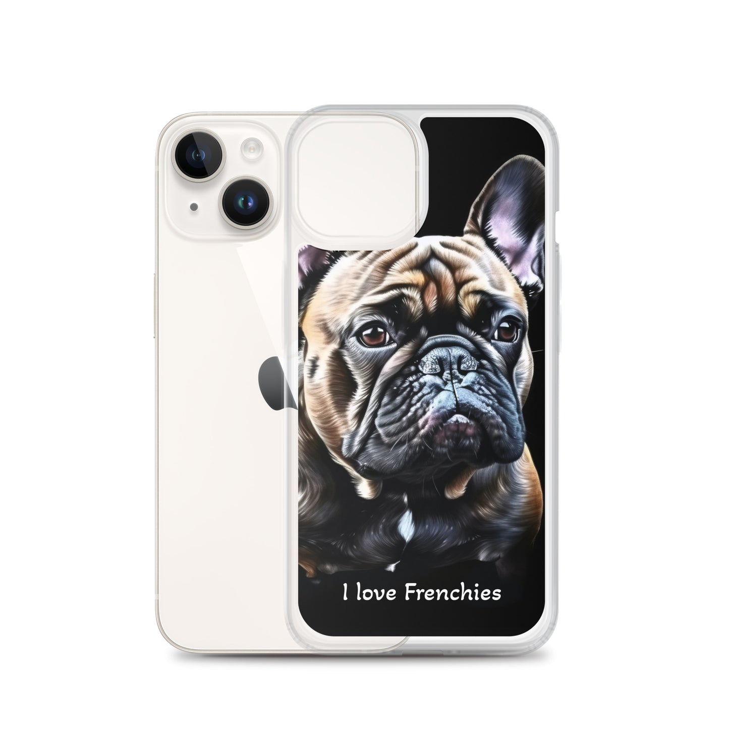 I love Frenchies Clear Case for iPhone®s