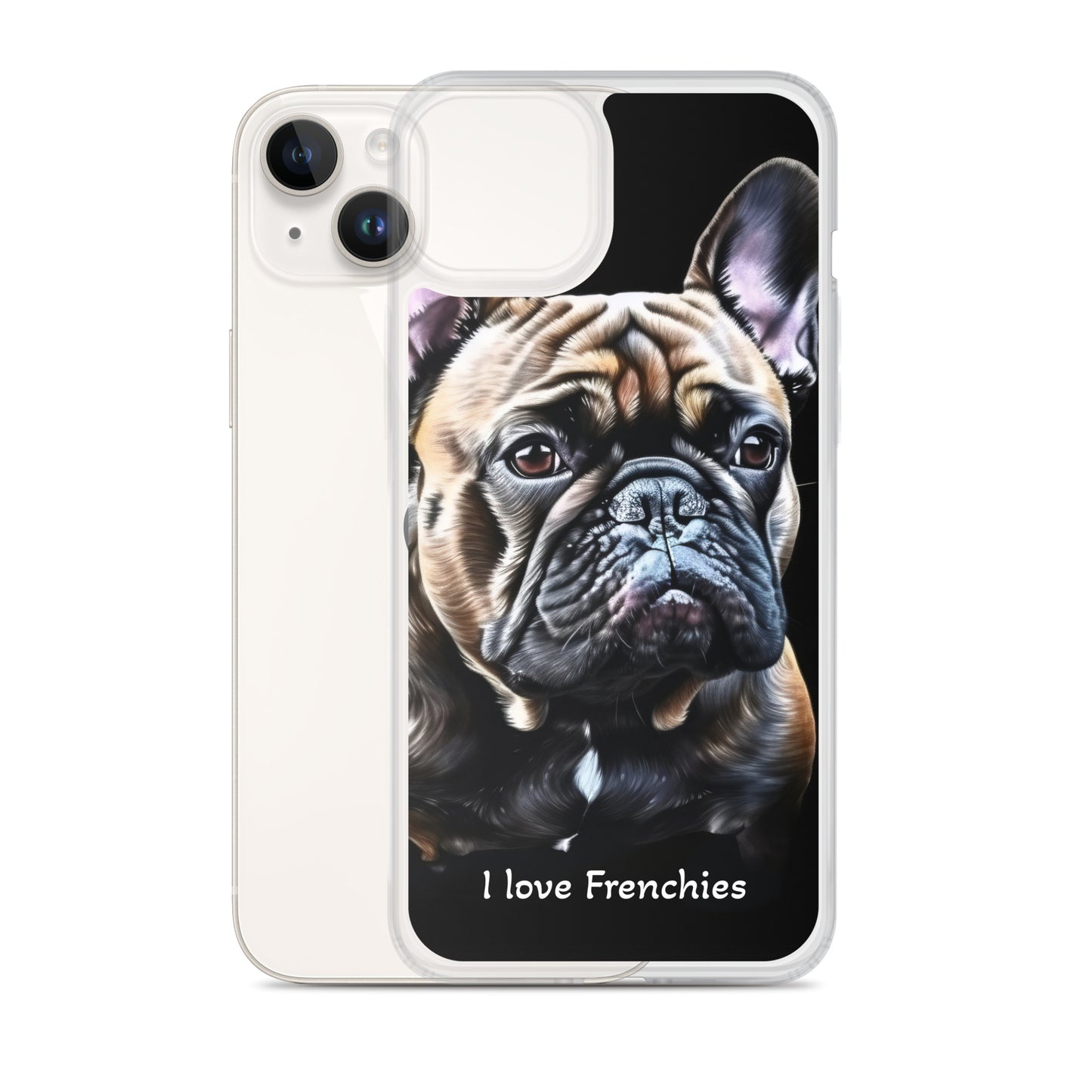 I love Frenchies Clear Case for iPhone®s