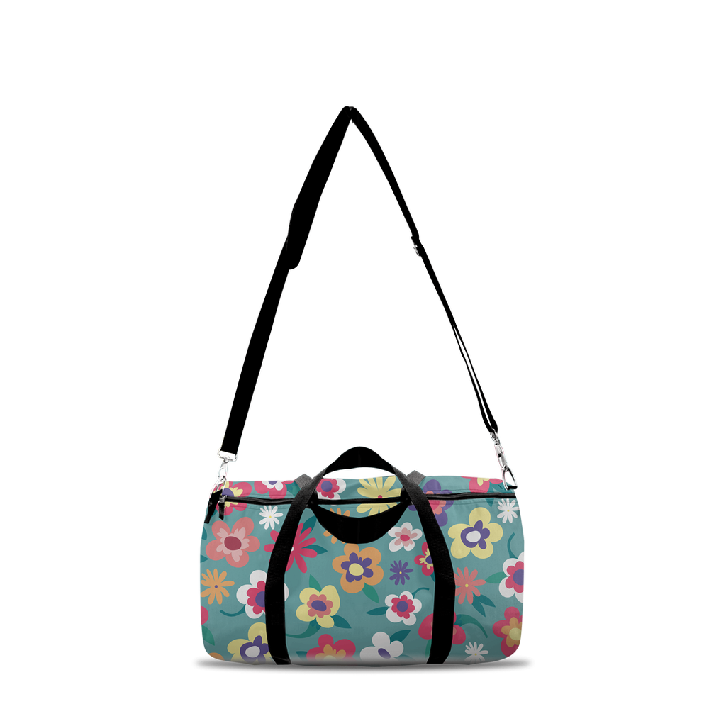 Colorful Floral Duffle Bags