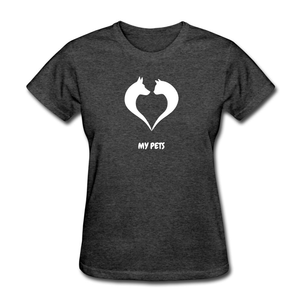 Love My Pets Women's T-Shirt - heather black