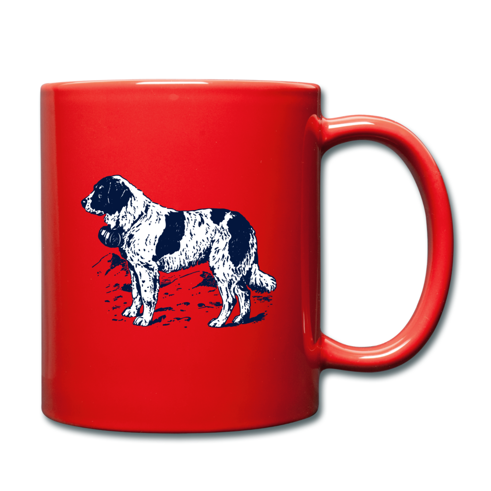 St. Bernard Lovers Coffee Mug - red