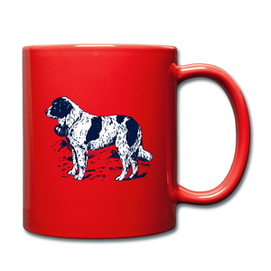 St. Bernard Lovers Coffee Mug - red