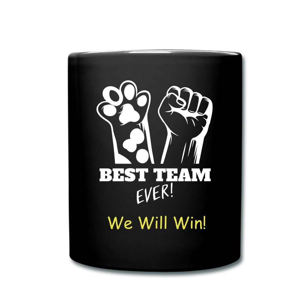 Team Up Stop Over-Vaccination Full Color Mug - black