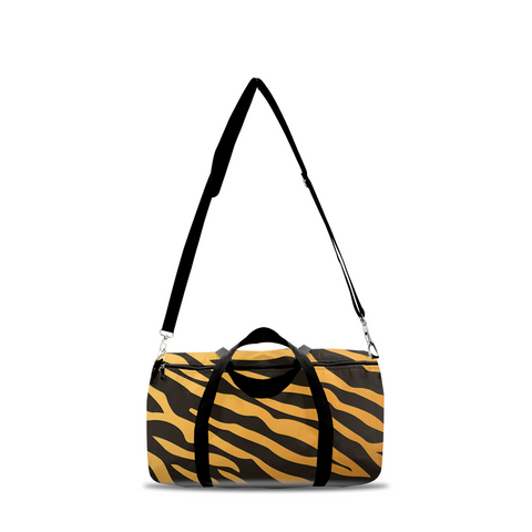 Image of Tiger Print Duffle Bags - Personalize with Your Own Print