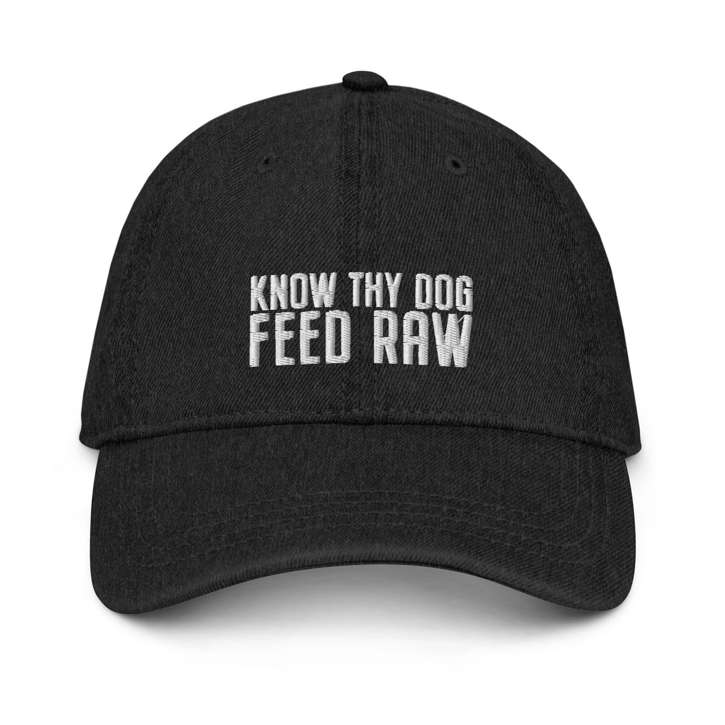 Know Thy Dog Feed Raw - Denim Hat