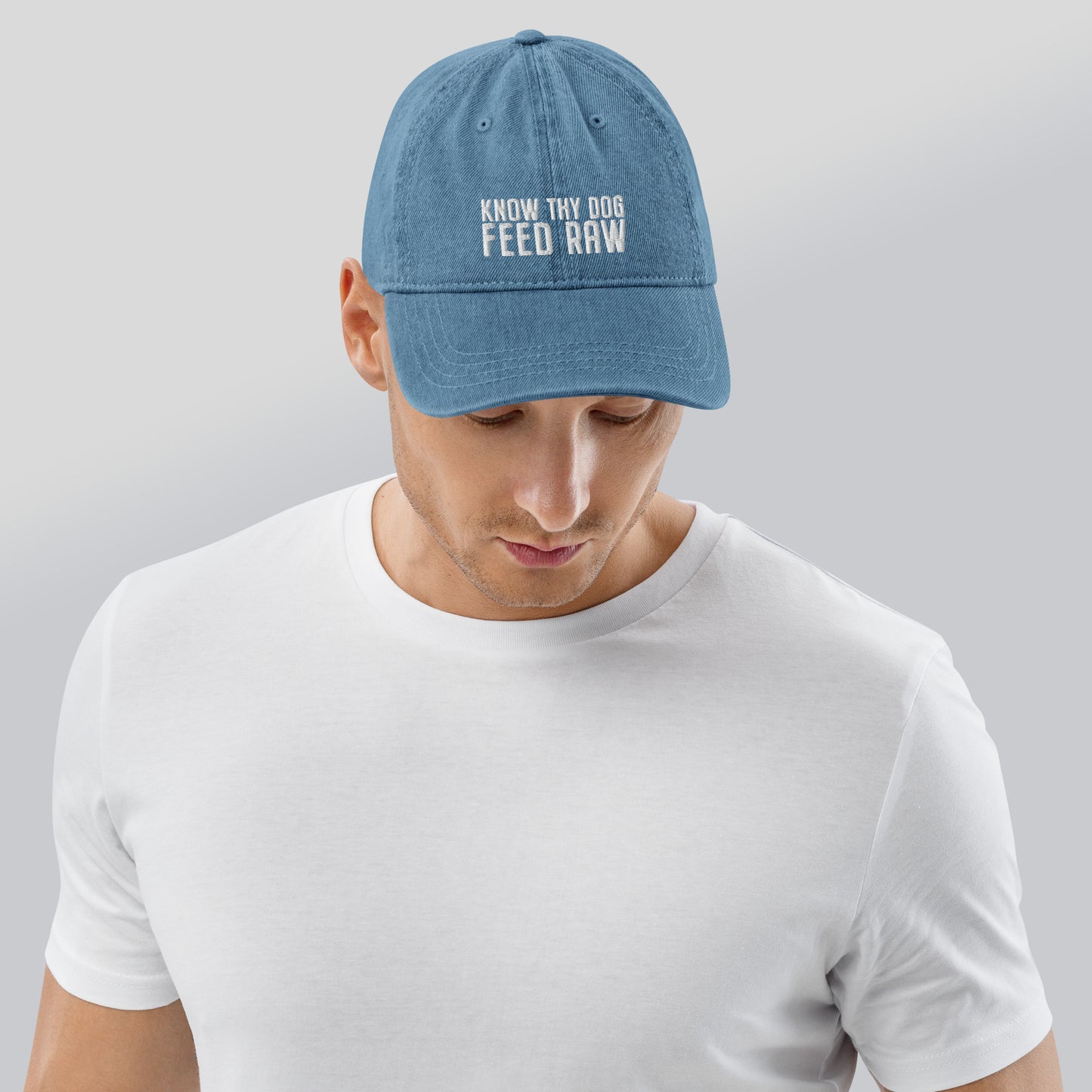 Know Thy Dog Feed Raw - Denim Hat