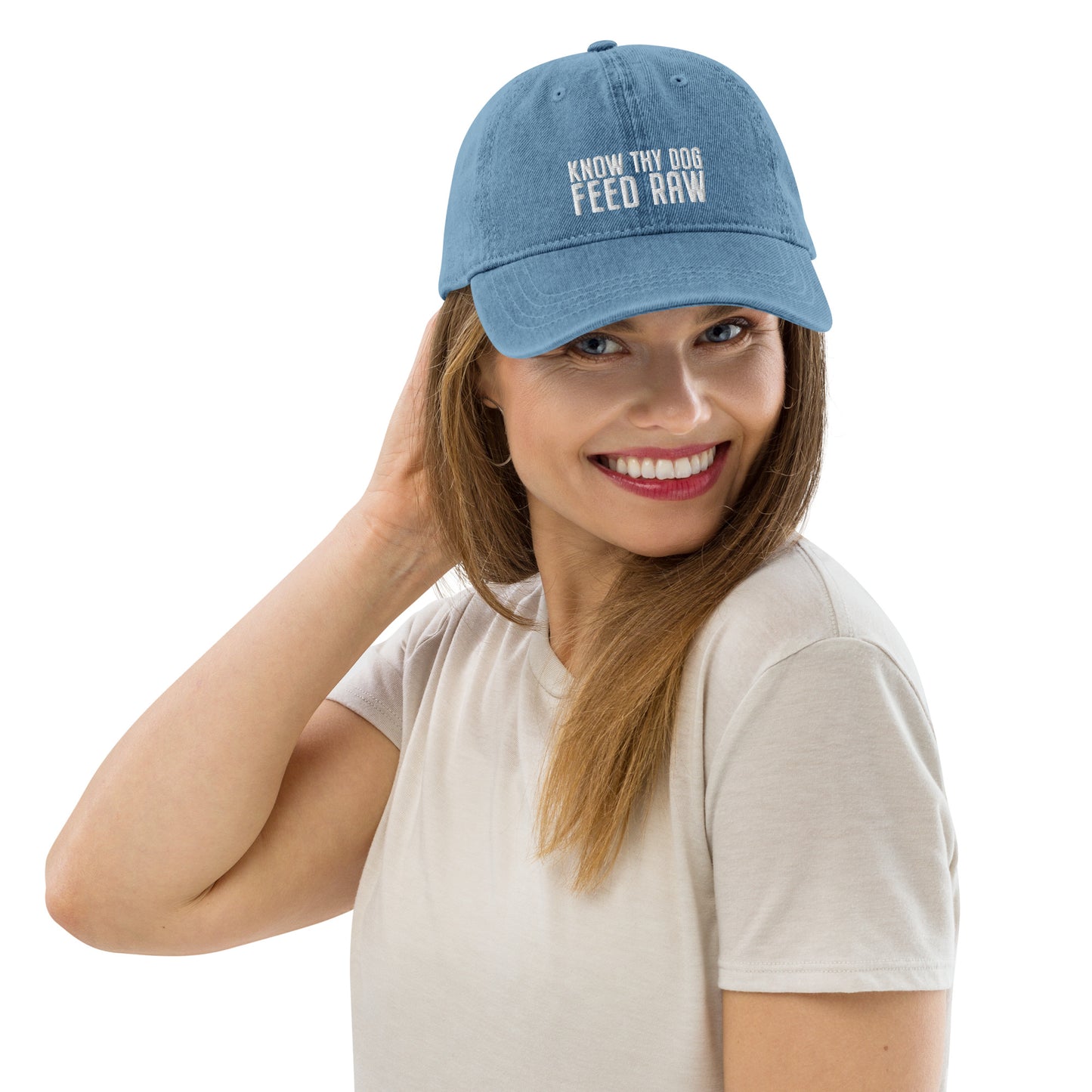 Know Thy Dog Feed Raw - Denim Hat