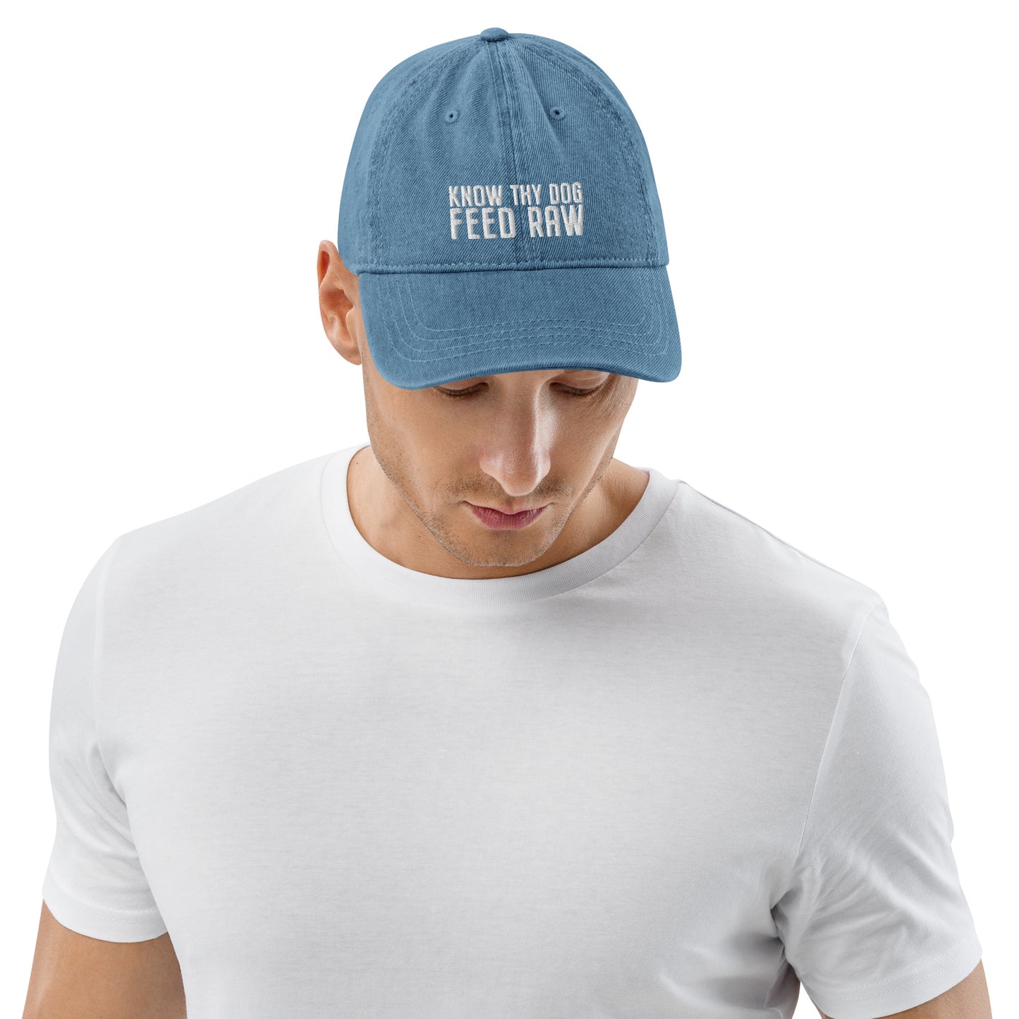 Know Thy Dog Feed Raw - Denim Hat