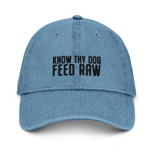 Know Thy Dog Feed Raw Denim Hat