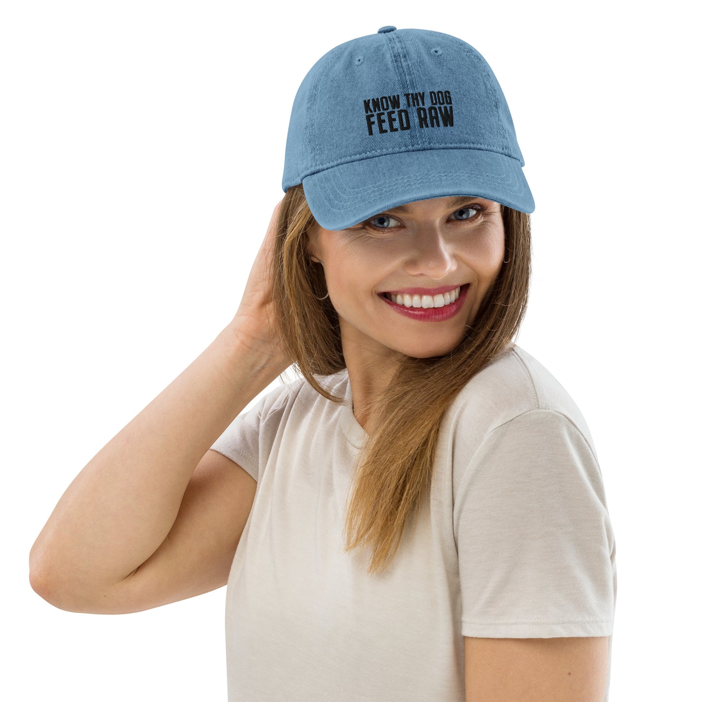 Know Thy Dog Feed Raw Denim Hat