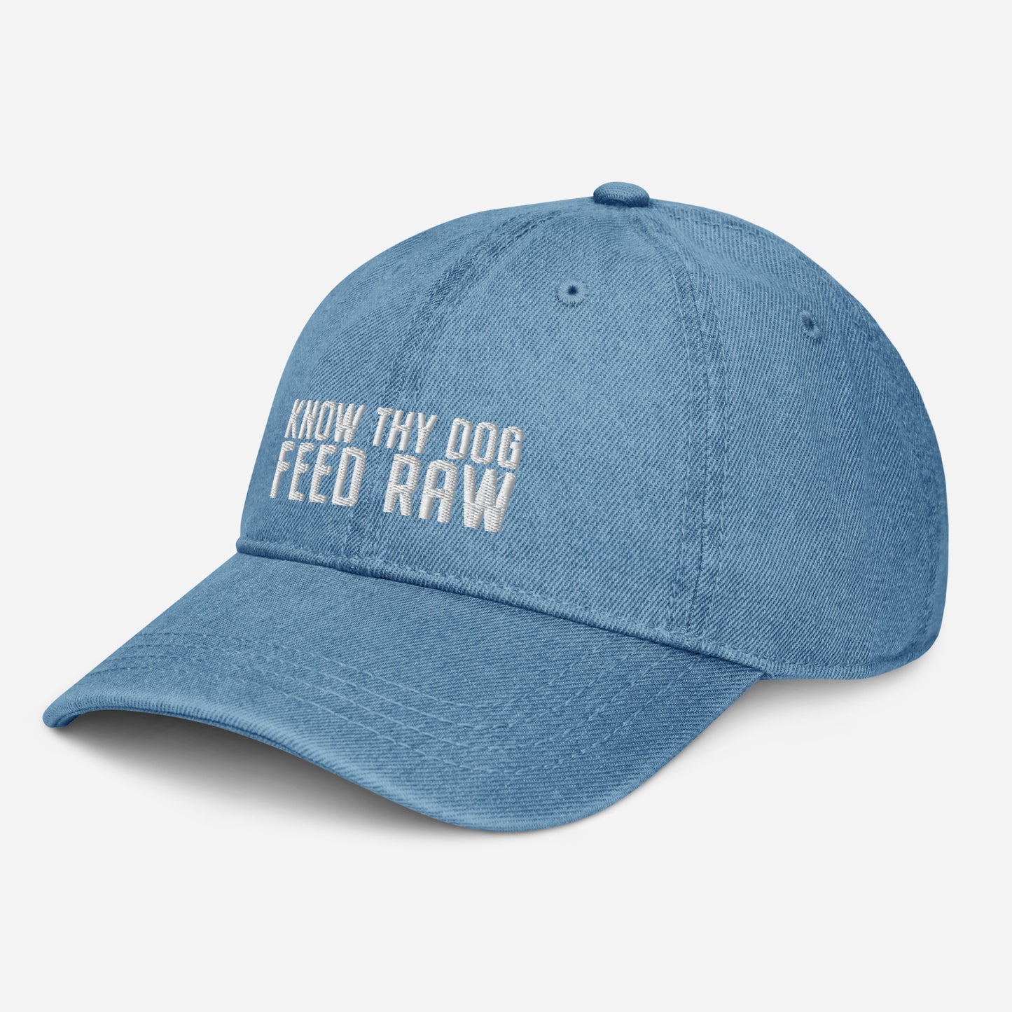 Know Thy Dog Feed Raw - Denim Hat