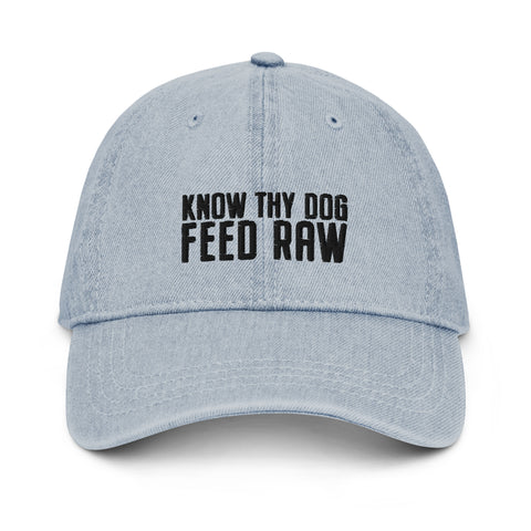 Image of Know Thy Dog Feed Raw Denim Hat