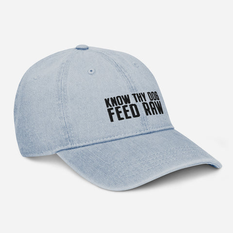 Image of Know Thy Dog Feed Raw Denim Hat