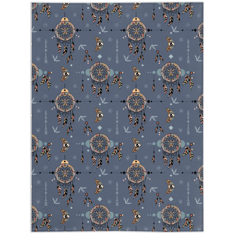 Image of Minky Blanket With Boho Design