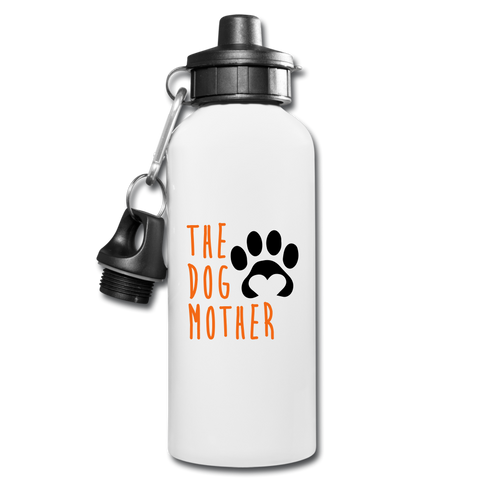 The Dog Mother Water Bottle - white