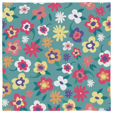 Image of Colorful Floral Bandanas