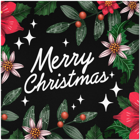 Image of Placemat with Christmas Design | Merry Christmas