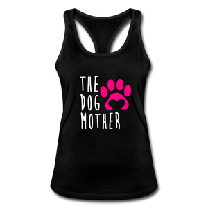 The Dog Mother Women's Racerback Tank Top - black