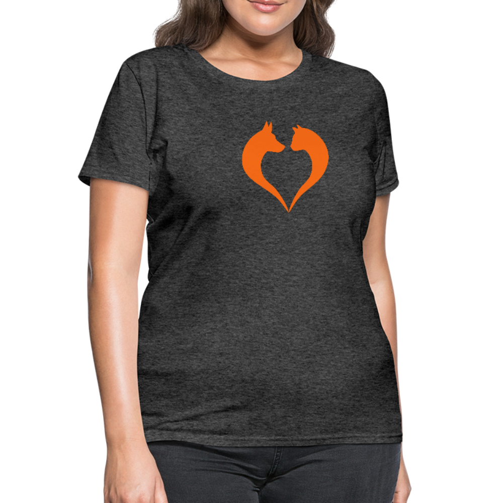 I love dogs and cats Women's T-Shirt - heather black