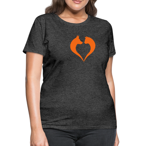 Image of I love dogs and cats Women's T-Shirt - heather black
