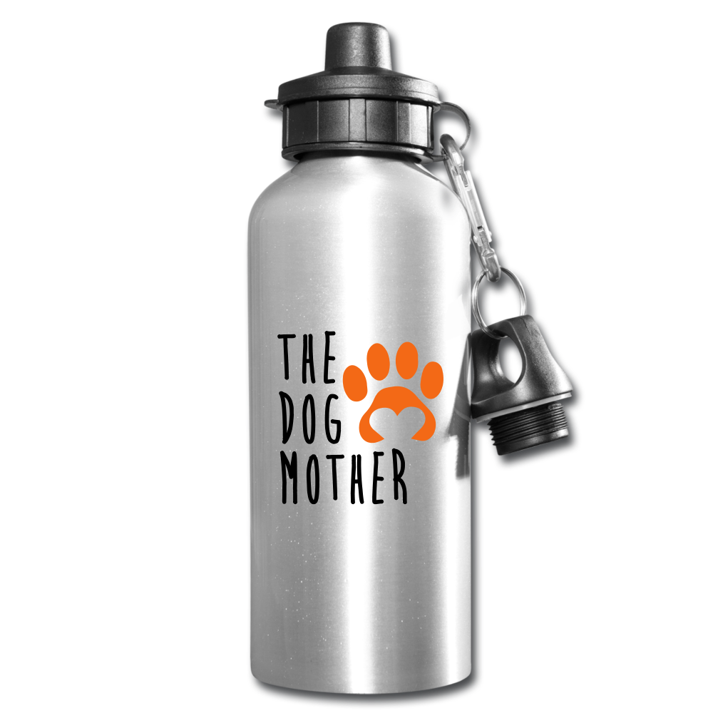 The Dog Mother Water Bottle - silver