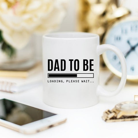 Image of Baby Announcement Mug, Future Dad Gift, Dad To Be